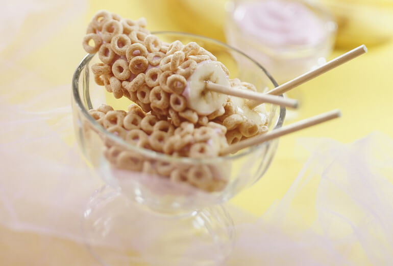 Bananas congeladas de Cheerios™ libres de gluten