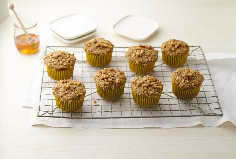 Muffins de Banana y Miel