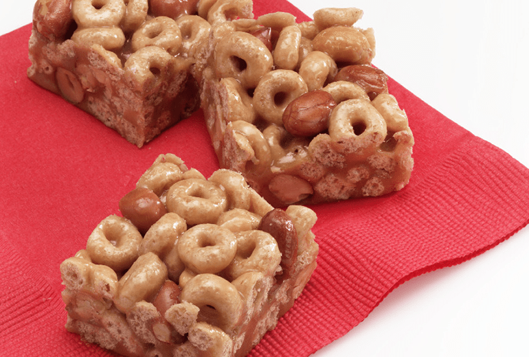Gluten Free Honey & Peanut Cereal Bars | Recipes | Cheerios