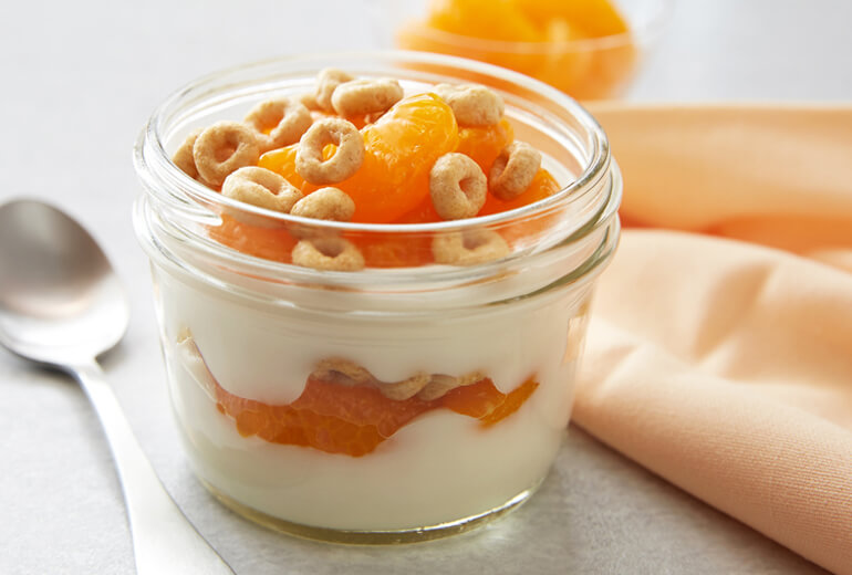 Orange Cream Dessert Parfait | Dessert Recipes | Cheerios