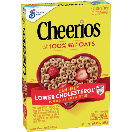 General Mills Honey Nut Cheerios Breakfast Cereal, Jumbo Size, Whole Grains  - 1300 g