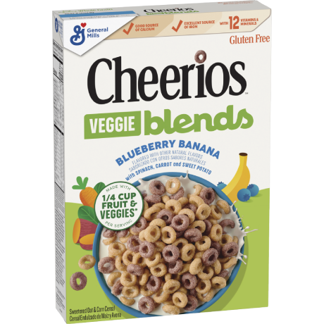 Cheerios Veggie Blends Blueberry Banana | Gluten Free Cereal